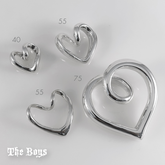 Plain Heart Pendant Mexican Sterling Silver